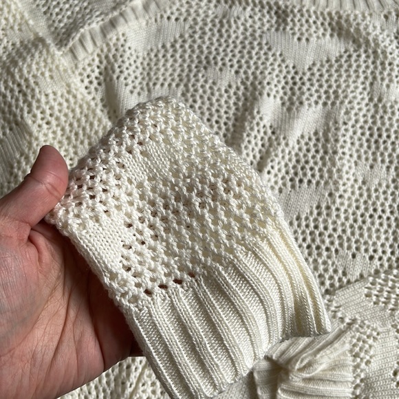 Heart knitted sweater - Picture 2 of 3